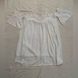 Off the shoulder flowy dress